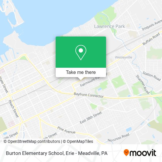 Burton Elementary School map