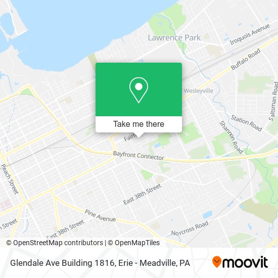 Glendale Ave Building 1816 map