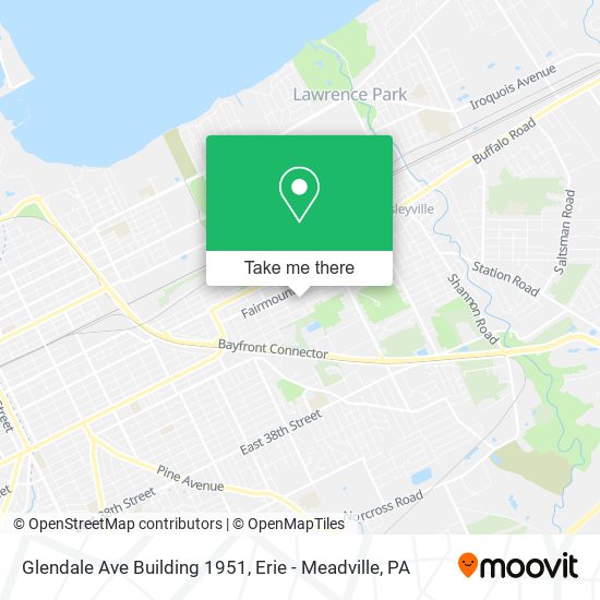 Mapa de Glendale Ave Building 1951
