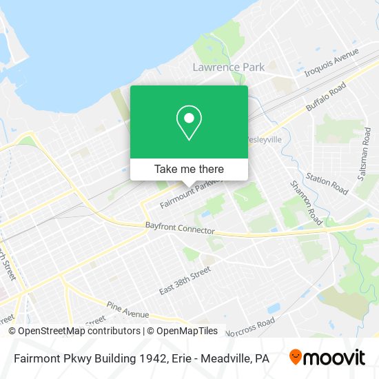 Mapa de Fairmont Pkwy Building 1942