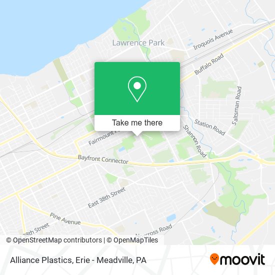 Mapa de Alliance Plastics