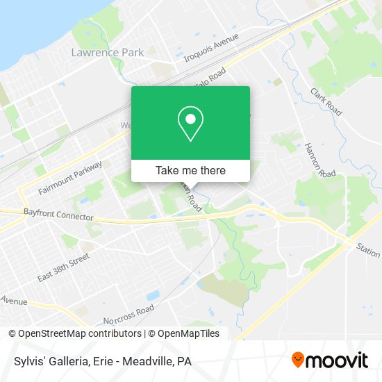 Sylvis' Galleria map