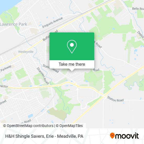 H&H Shingle Savers map
