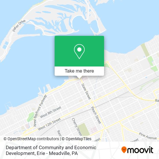 Department of Community and Economic Development map