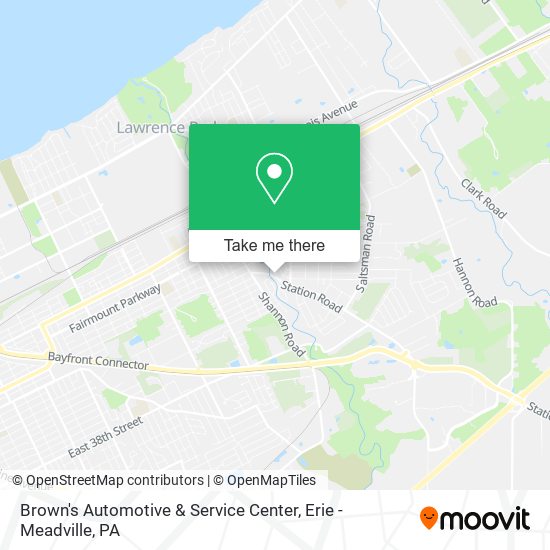 Brown's Automotive & Service Center map