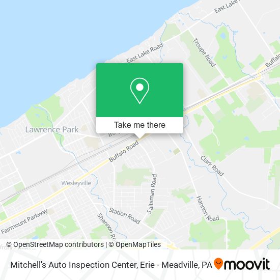 Mapa de Mitchell's Auto Inspection Center