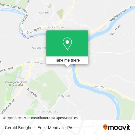 Gerald Boughner map