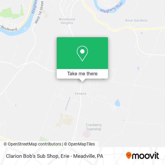 Clarion Bob's Sub Shop map
