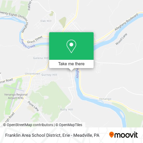 Franklin Area School District map