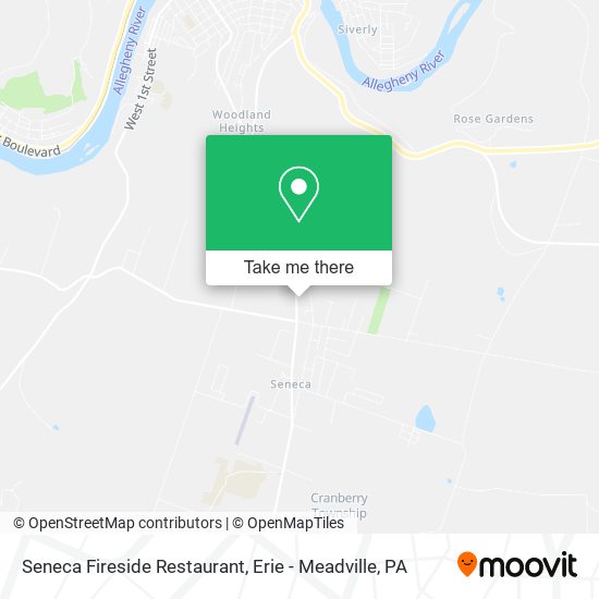 Seneca Fireside Restaurant map