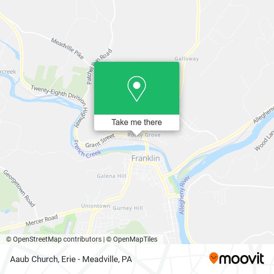 Mapa de Aaub Church