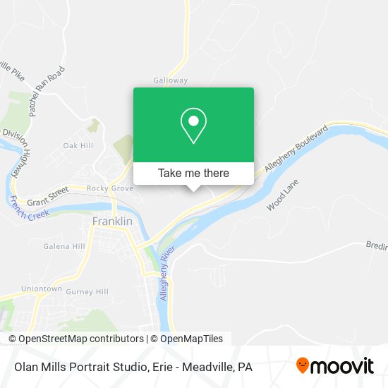 Mapa de Olan Mills Portrait Studio