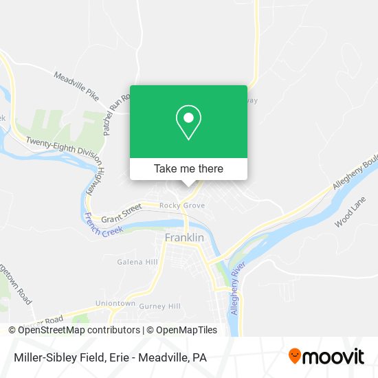 Mapa de Miller-Sibley Field