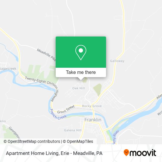 Mapa de Apartment Home Living