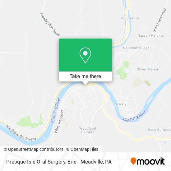 Mapa de Presque Isle Oral Surgery