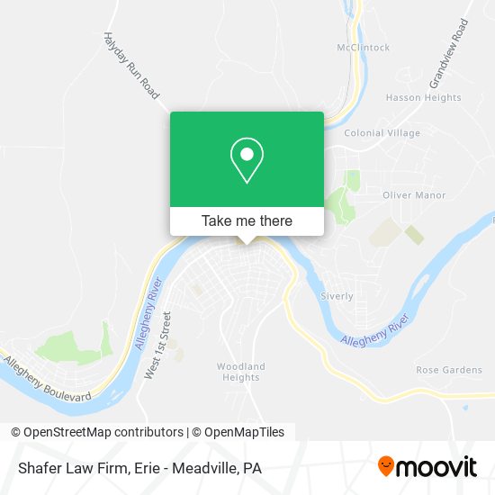 Mapa de Shafer Law Firm