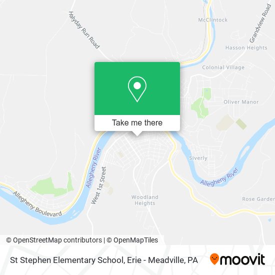 St Stephen Elementary School map