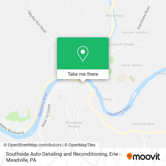 Mapa de Southside Auto Detailing and Reconditioning