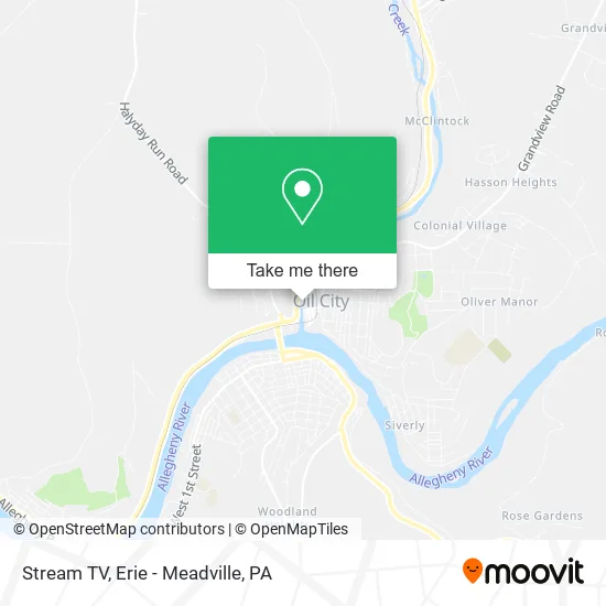 Stream TV map