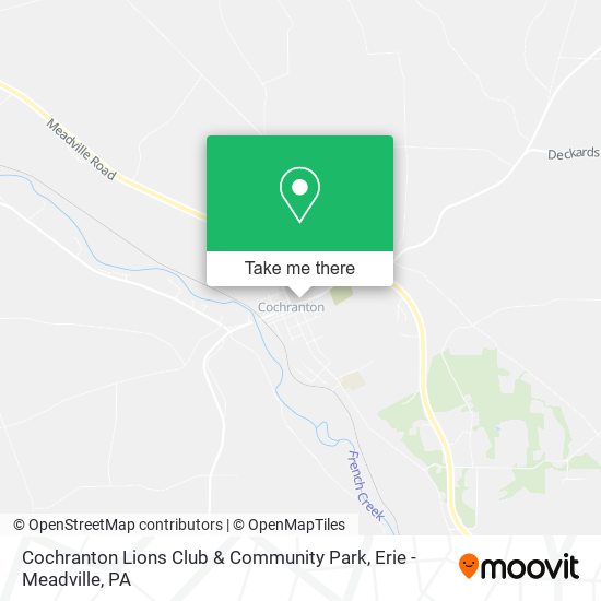 Mapa de Cochranton Lions Club & Community Park
