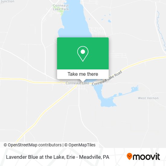 Mapa de Lavender Blue at the Lake