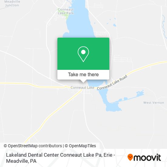 Mapa de Lakeland Dental Center Conneaut Lake Pa