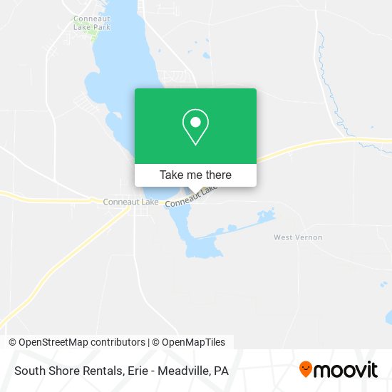 South Shore Rentals map
