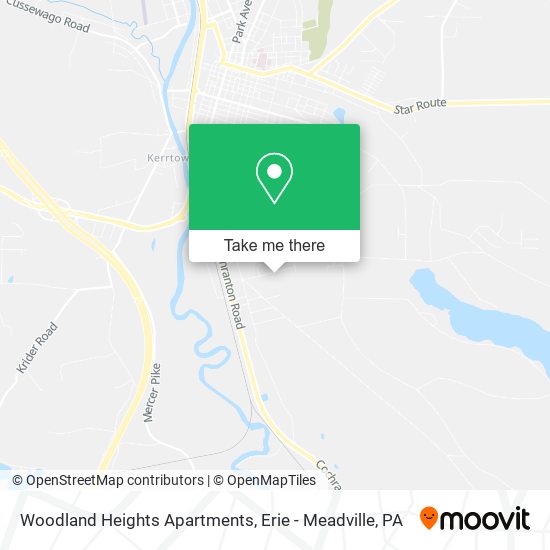 Woodland Heights Apartments map