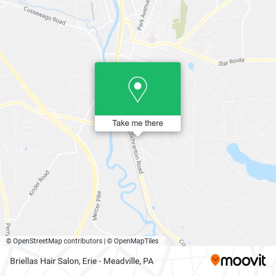 Briellas Hair Salon map
