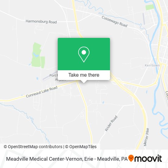Mapa de Meadville Medical Center-Vernon