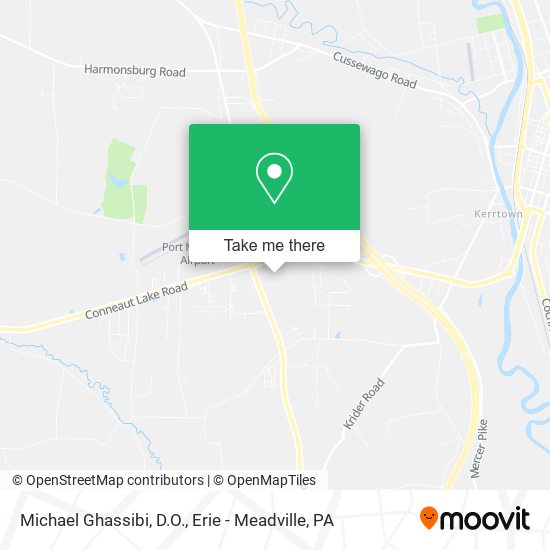 Michael Ghassibi, D.O. map