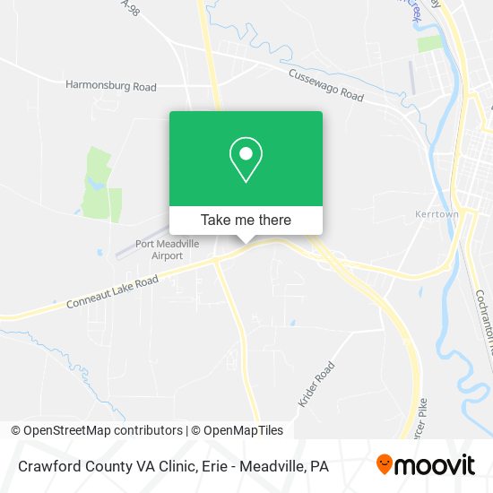 Mapa de Crawford County VA Clinic