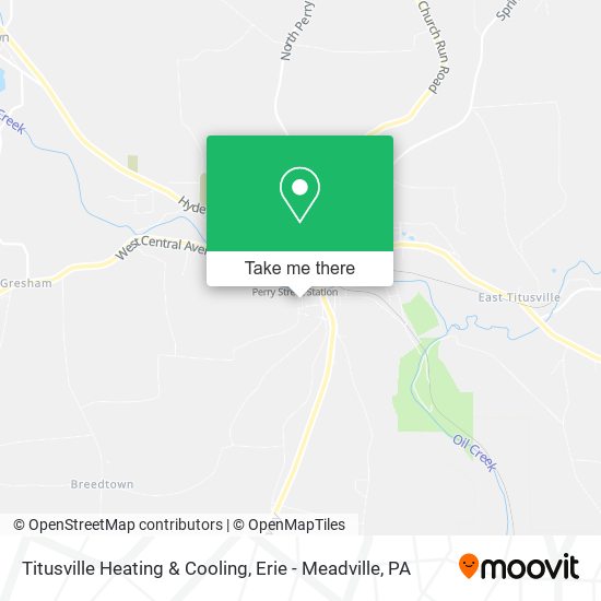 Titusville Heating & Cooling map