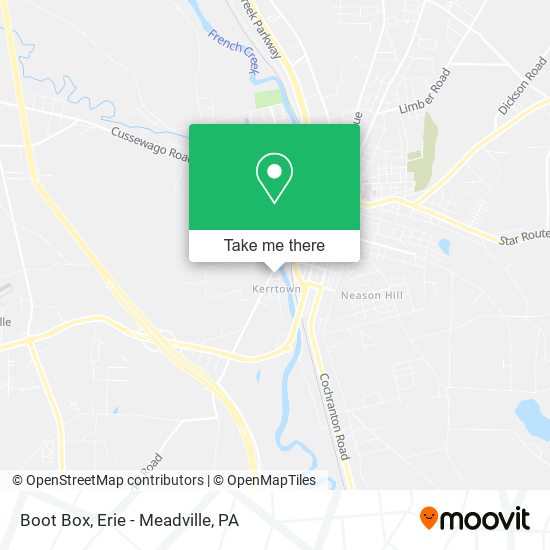 Mapa de Boot Box
