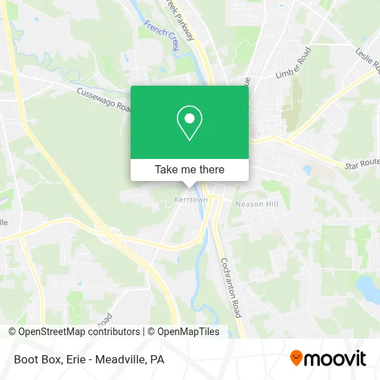 Boot Box map