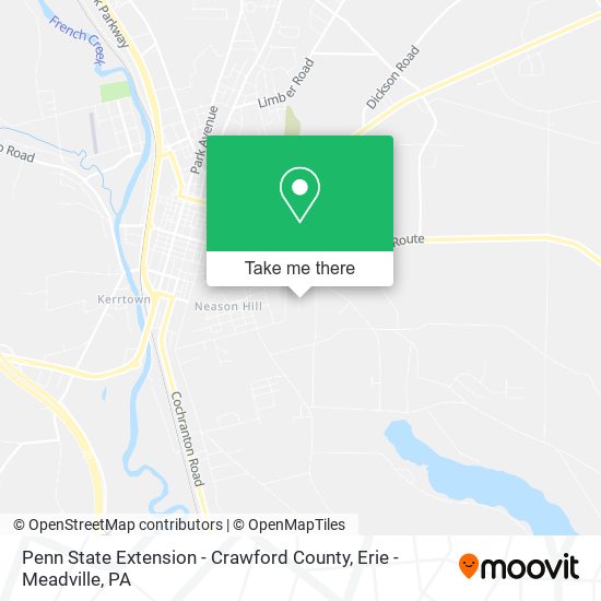 Penn State Extension - Crawford County map
