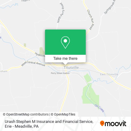 Urash Stephen M Insurance and Financial Service map