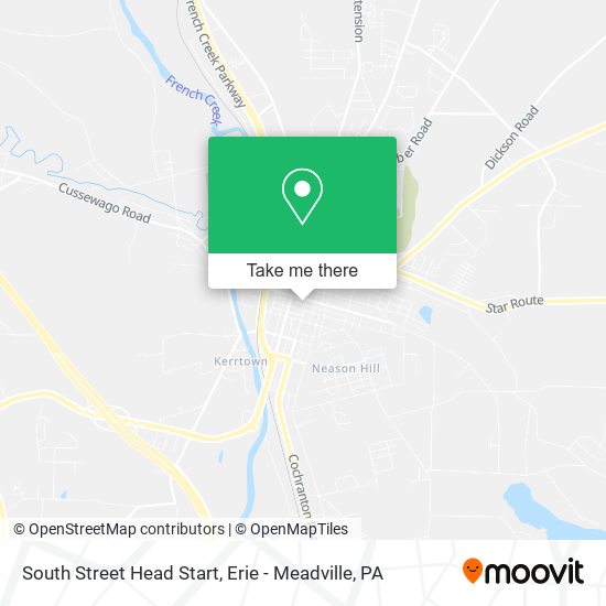 South Street Head Start map