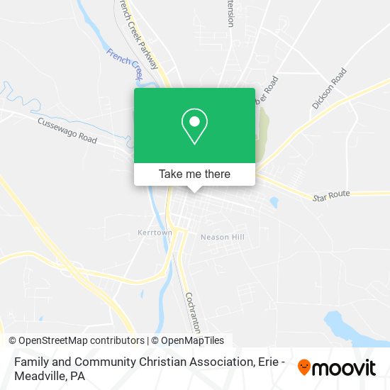 Family and Community Christian Association map