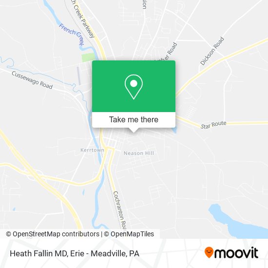 Heath Fallin MD map