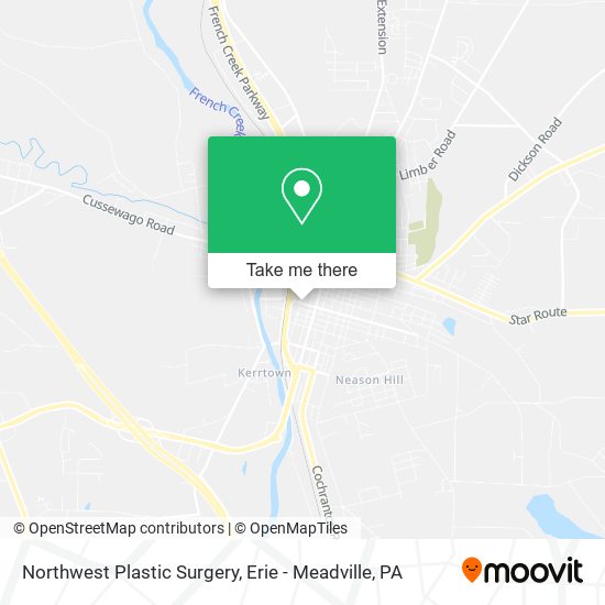 Northwest Plastic Surgery map