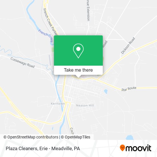 Mapa de Plaza Cleaners
