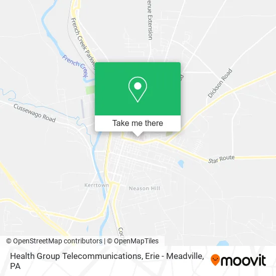 Health Group Telecommunications map