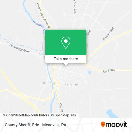Mapa de County Sheriff