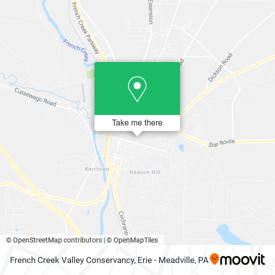 French Creek Valley Conservancy map