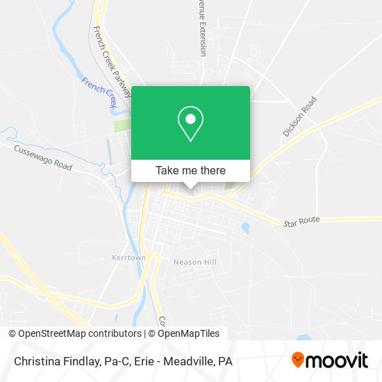 Christina Findlay, Pa-C map