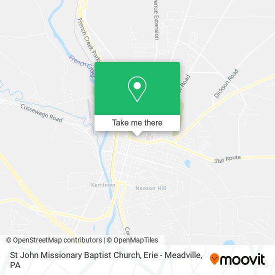 St John Missionary Baptist Church map