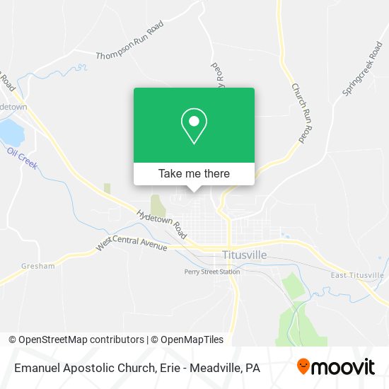 Emanuel Apostolic Church map