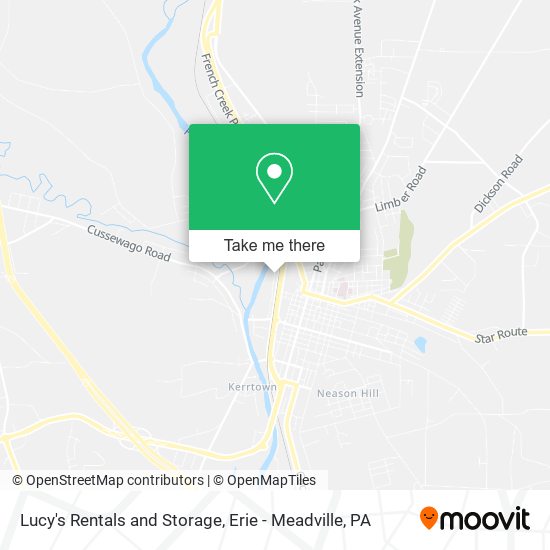 Mapa de Lucy's Rentals and Storage