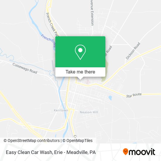Easy Clean Car Wash map